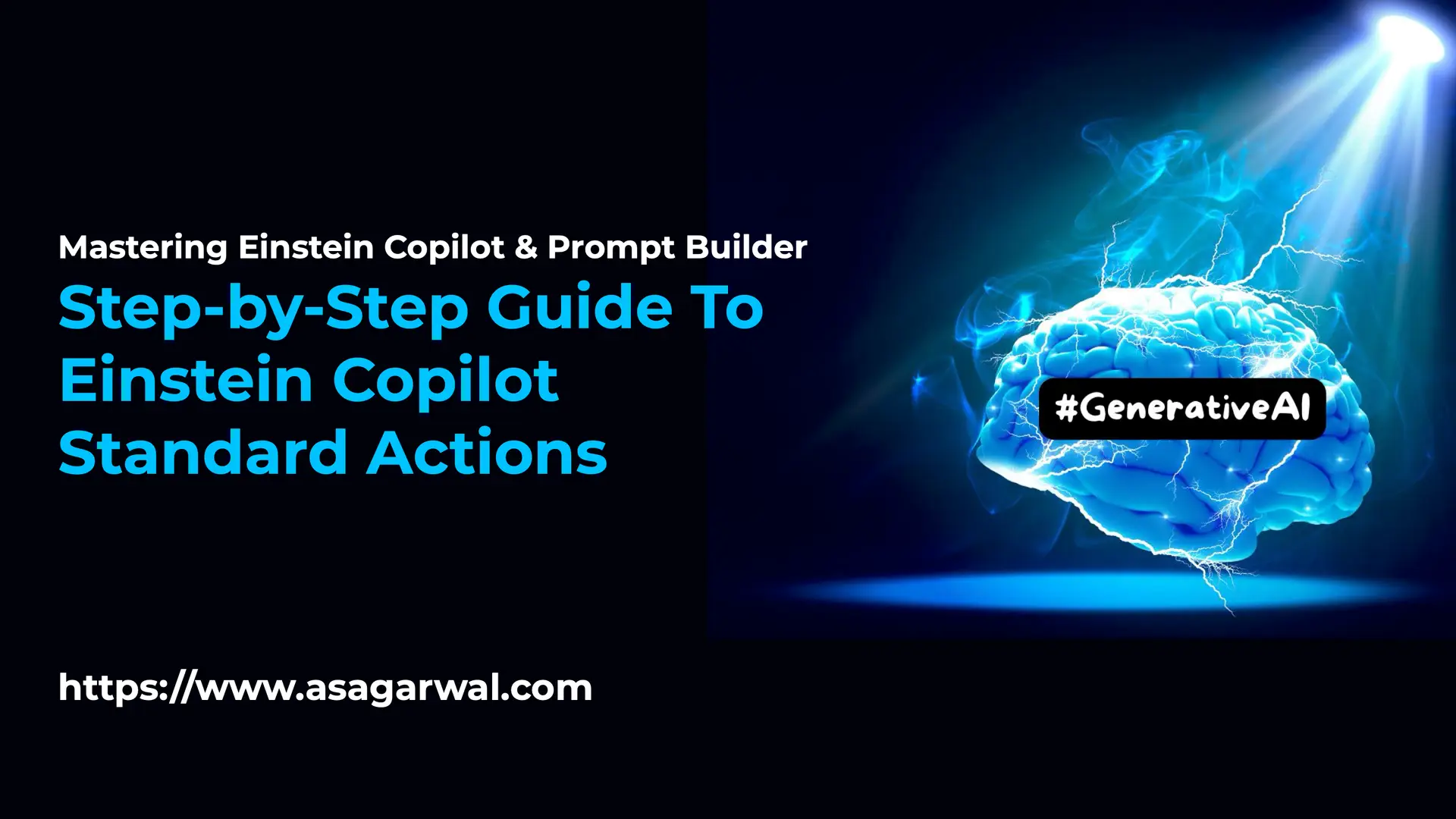 Step-by-Step Guide to Einstein Copilot Standard Actions in Salesforce - Presentation Thumbnail